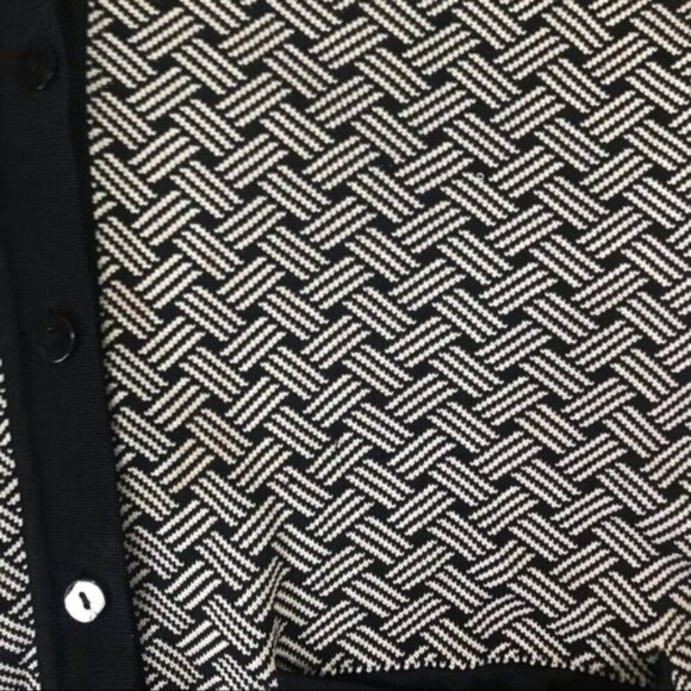 Dana Bachman Vintage Silk Knit Cardigan Sweater Jacket Pockets Buttons Preppy M - Picture 12 of 16